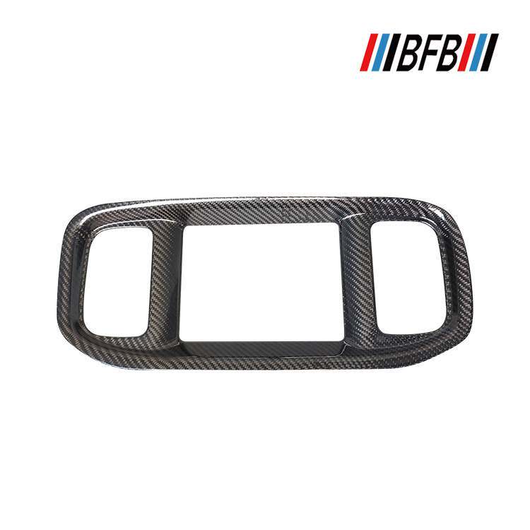 适用于道奇Charger战马碳纤维中控仪表液晶多媒体显示屏边框内饰