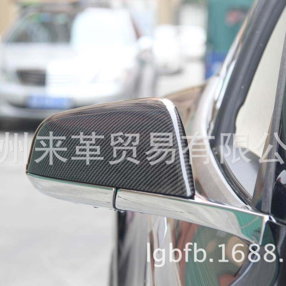 适用Tesla/特斯拉Model S 60 70 P85 P90D碳纤维替换后视镜壳盖罩
