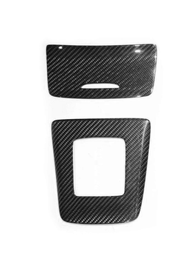 适用于奔驰A45 CLA45 AMG内饰改装档位储物盒面板贴汽车配件