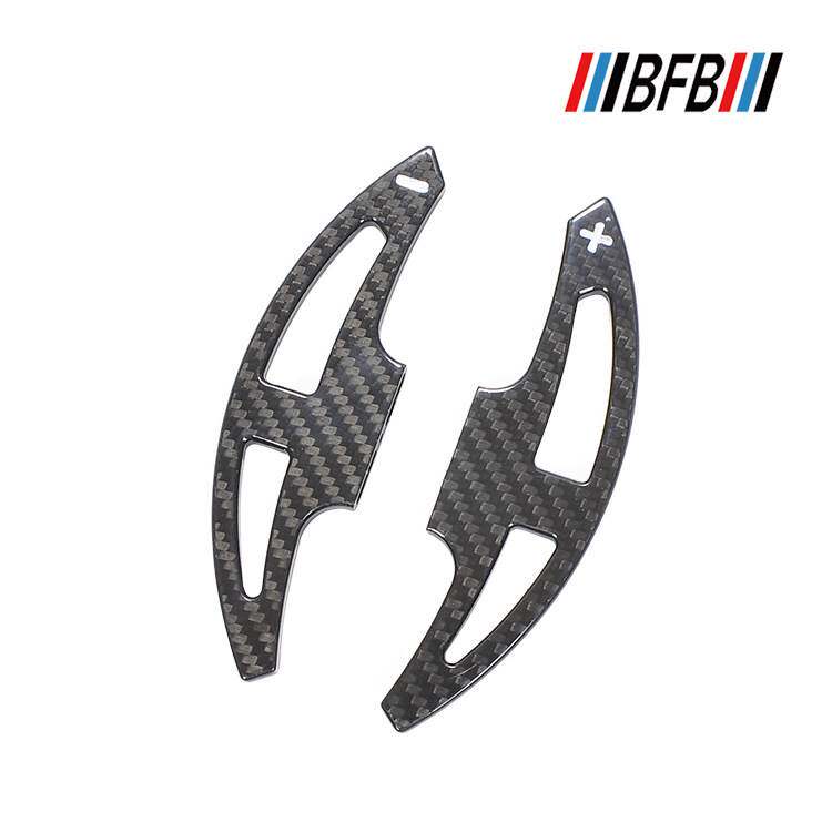 适用宝马E92M3/1M/X5MX6M改装Autotecknic碳纤维方向盘换挡长拨片