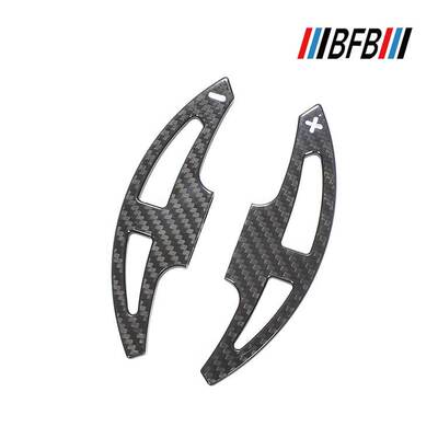 适用宝马E92M3/1M/X5MX6M改装Autotecknic碳纤维方向盘换挡长拨片