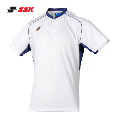 SSK棒球服V领双扣轻薄透气