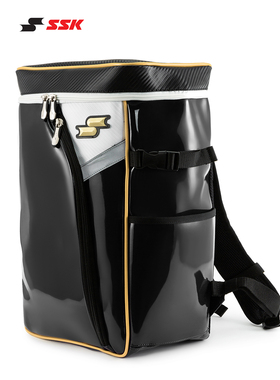 日本SSK棒球垒球装备包水桶型双肩背包超大容量结实耐用户外运动