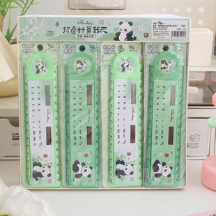 卡皮巴拉的旅行折叠计算器尺创意多功能折叠直尺30CM便携计算器尺