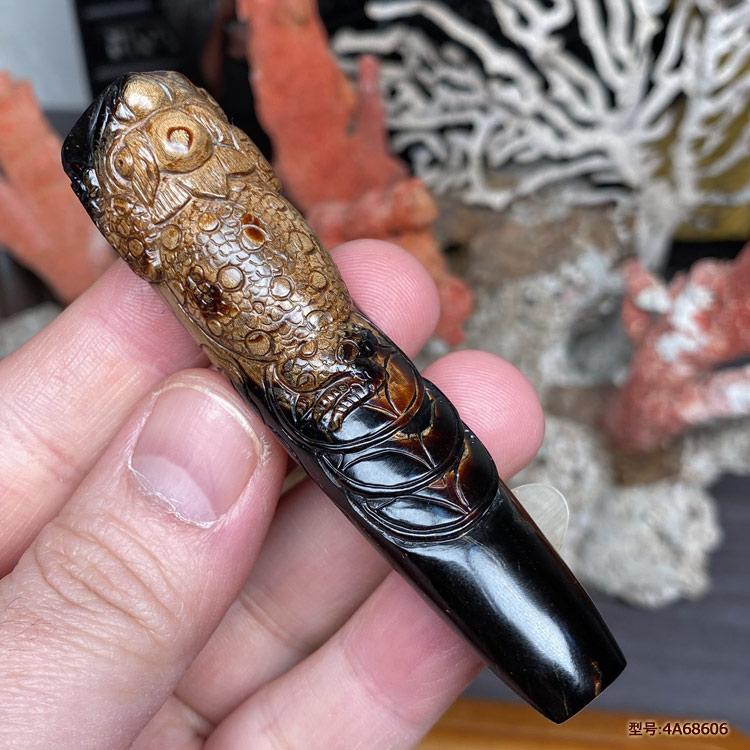 双循环精雕黑色大中细烟血柳通用