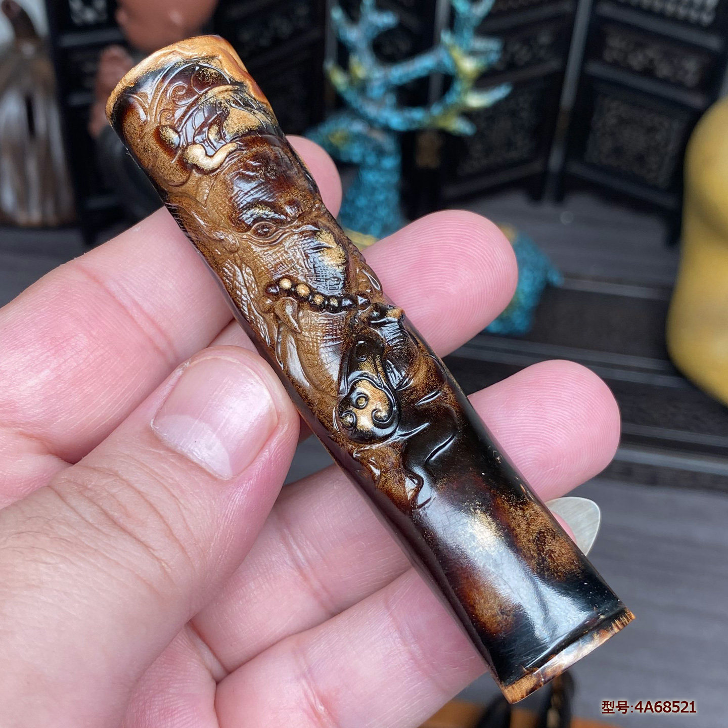 天然海柳烟嘴过滤器富贵象征大象
