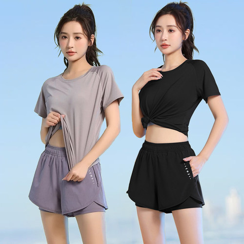 速干短袖运动服透气夏季女士