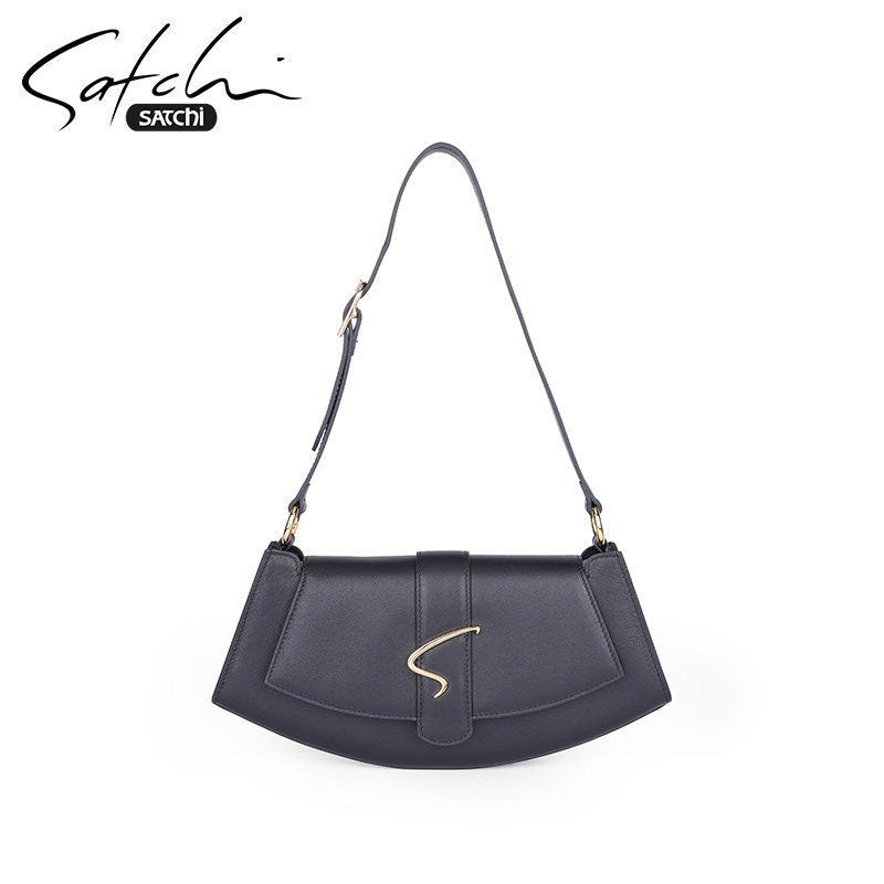 沙驰质感洋气风百搭真皮女包