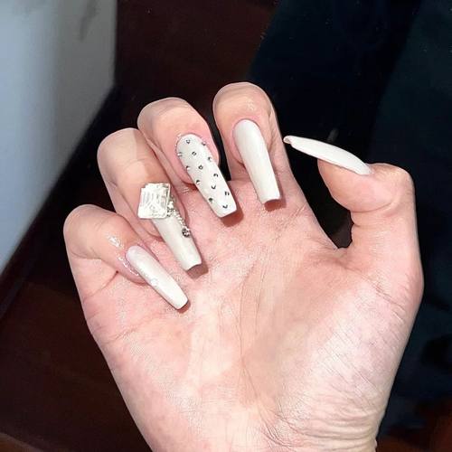 简爱丨网红穿戴甲新款美甲手工高级甲片纯色欧美可拆卸贴片指甲