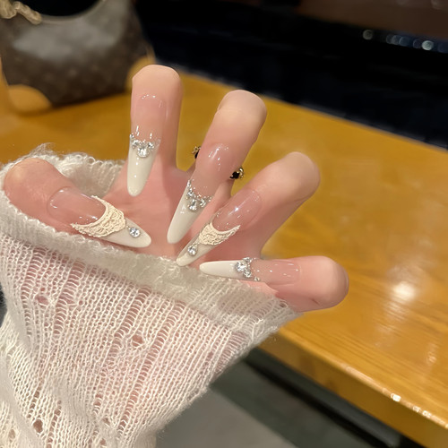 【坠入爱河】纯手工高定猫眼手工穿戴甲气质美甲百搭仙女款