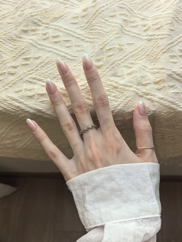 【纯欲芭蕾】波点海莉春夏短款清甜少女风纯手工穿戴甲温柔显白款