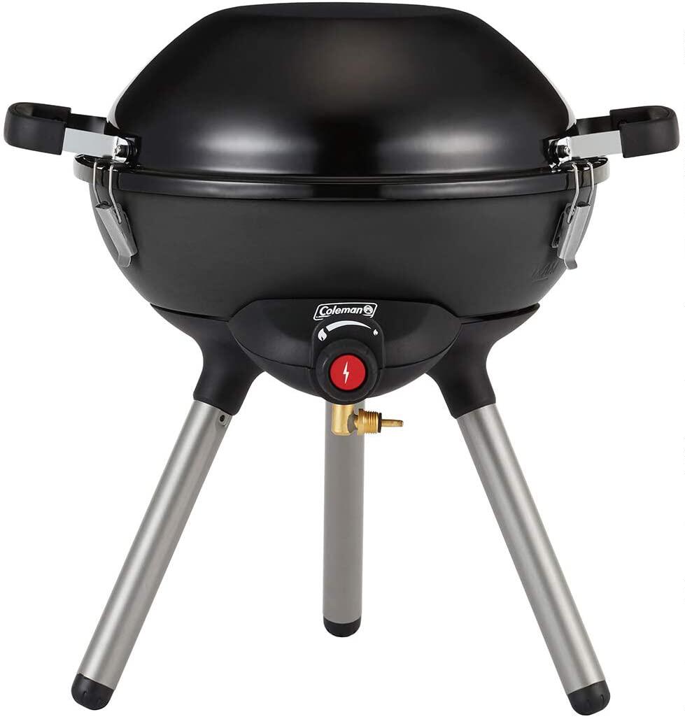 美国代购Coleman Gas Camping Stove 4合1野营烧烤架丙烷燃气灶