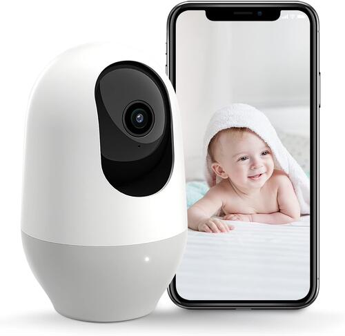 美国代购Nooie Baby Monitor 婴童摄像头360度运动监测夜视双音频