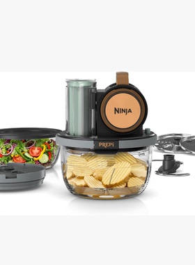 美国代购Ninja PREPi Prep & Store System PN351 蔬果切片料理机