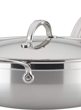 美国代购Hestan ProBond Sauce Pan不锈钢多功能煎炒锅意大利制造