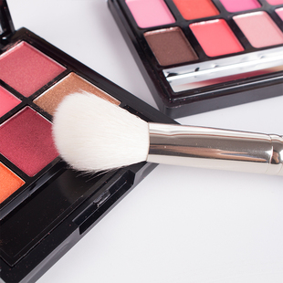 M家 168斜角腮红刷修容刷动物毛羊毛轮廓化妆刷柔软抓粉一支装