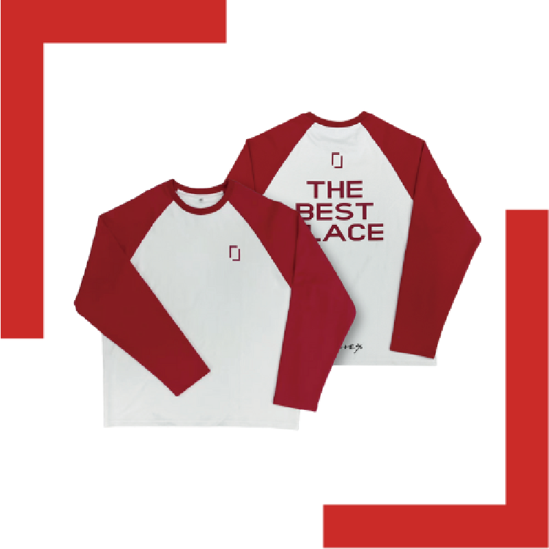 王力宏「最好的地方」拼色长袖T恤—【快闪限定】