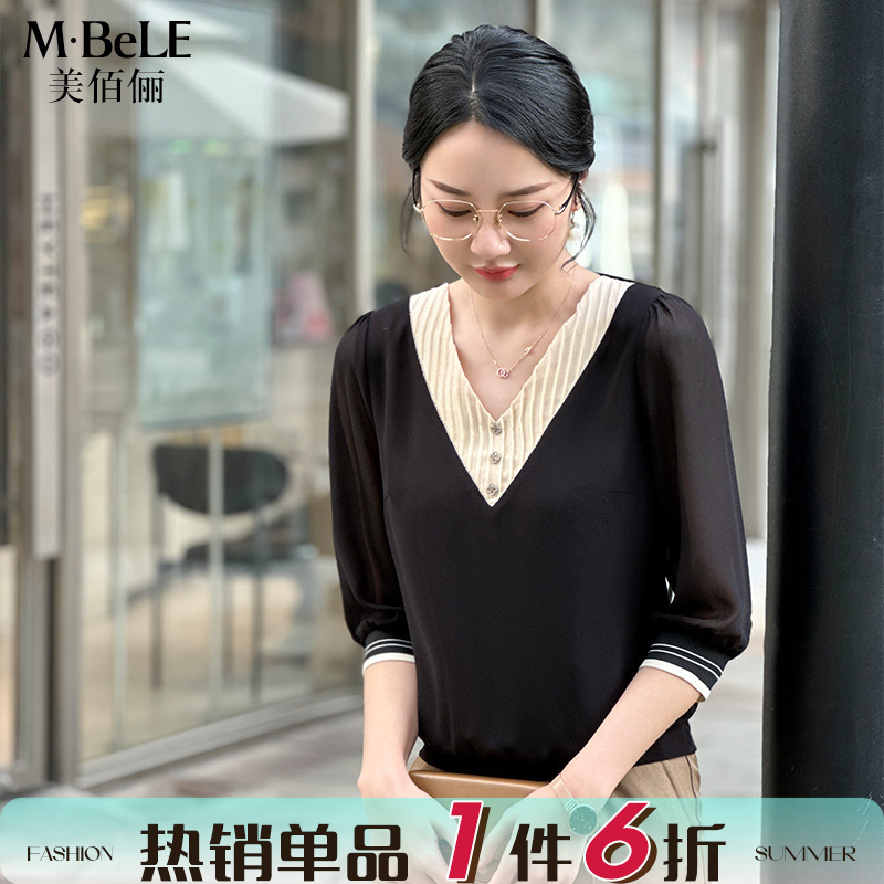 美佰俪2023春季新款小衫