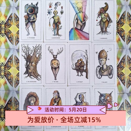 现货 送牌袋 进口THE AWAKENING TAROT 觉醒塔罗牌