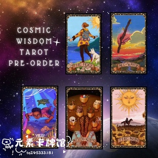 宇宙智慧塔罗牌 Cosmic Tarot Wisdom 新品 The