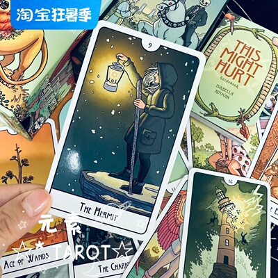 现 进口正版 This Might Hurt Tarot 潜在伤害卡罗牌