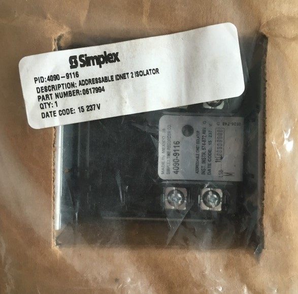 新普利斯Simplex 4090-9116 通讯隔离模块 消防报警模块 现货A