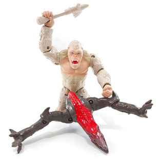 跨境大号金刚白大猩猩玩哥斯拉玩具怪兽恐龙手办公仔关节可动模型