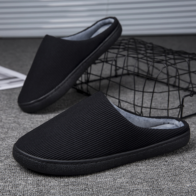 居家用加绒保暖毛绒拖鞋