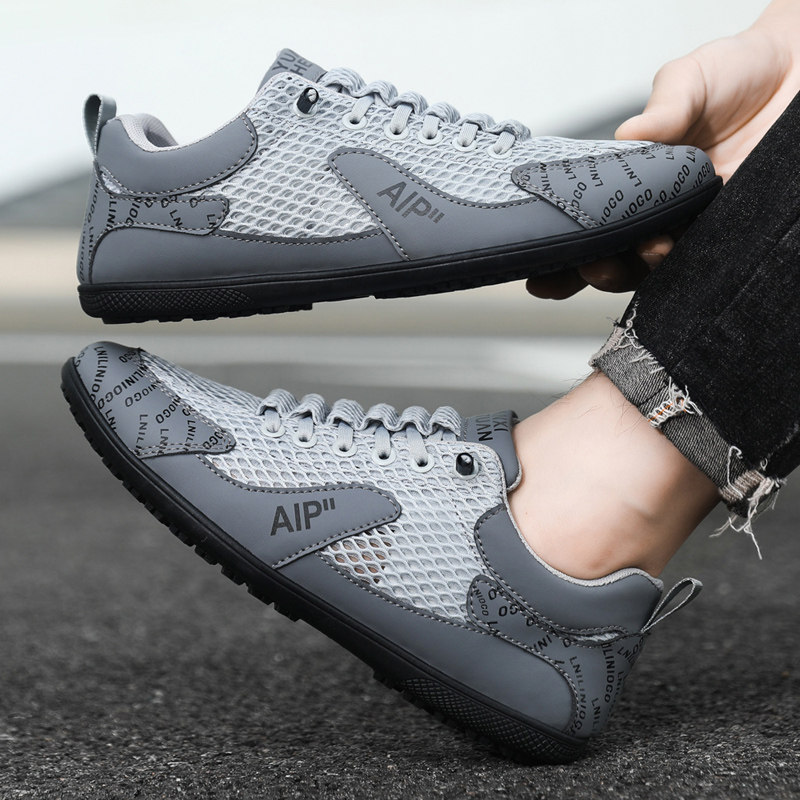 2026年新款豆豆鞋男镂空网面休闲运动一脚蹬免系带薄底帆布潮鞋男,流行男鞋,帆布鞋,淘宝优惠券,粉丝福利购,淘宝优惠卷