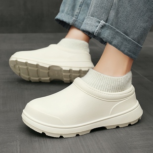 手术鞋拖鞋冬季加绒保暖医生医院上班专用包跟护士icu值班棉拖鞋