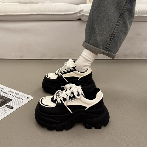 显脚小爆款老爹鞋女秋冬季休闲鞋