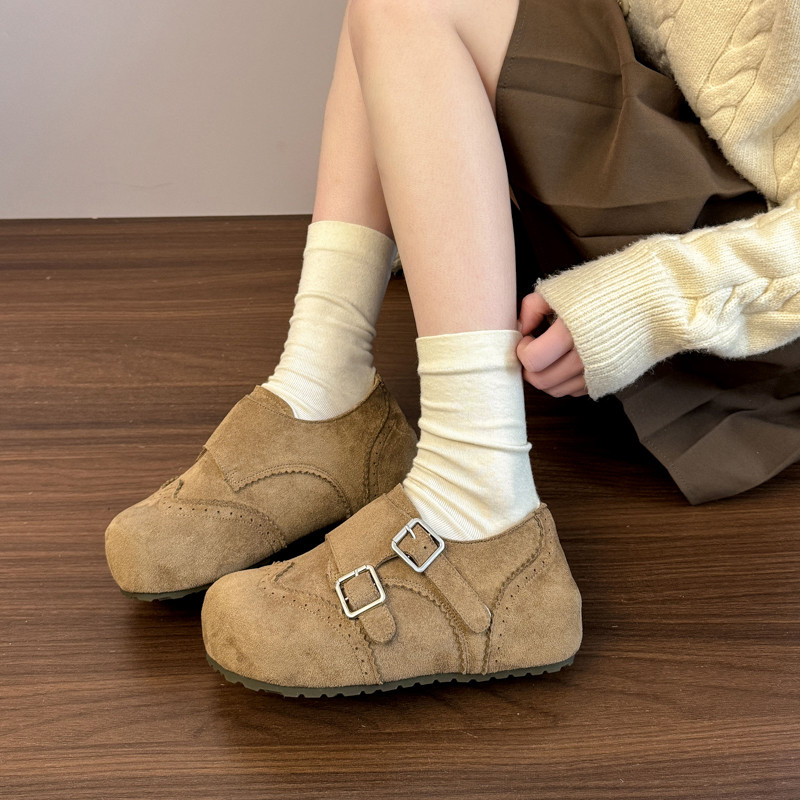 英伦绝美厚底深口单鞋女增高勃肯鞋2026超火新款春秋玛丽珍乐福鞋,女鞋,深口单鞋,淘宝优惠券,粉丝福利购,淘宝优惠卷