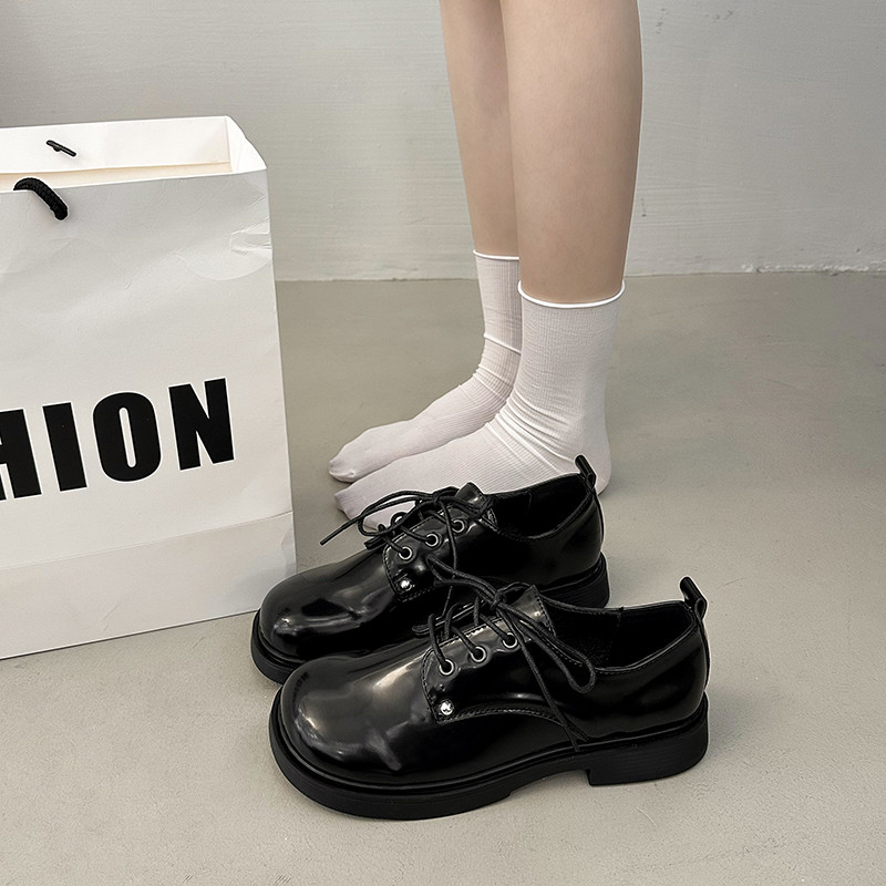 复古英伦增高厚底系带小皮鞋女百搭深口单鞋2026新款春秋玛丽珍鞋,女鞋,深口单鞋,淘宝优惠券,粉丝福利购,淘宝优惠卷