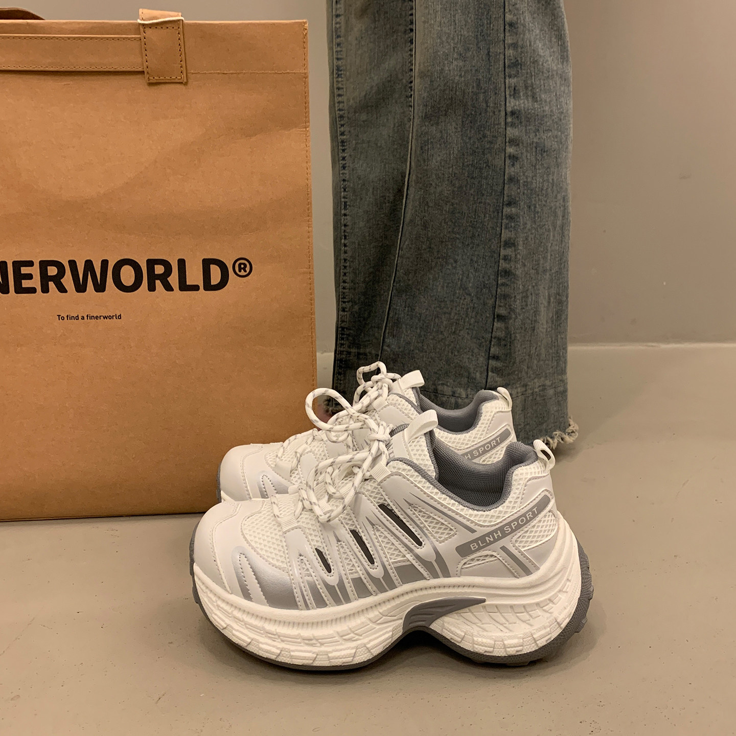 超火厚底老爹鞋女小个子增高2026新款欧货爆款春秋运动休闲阿甘鞋,女鞋,老爹鞋,淘宝优惠券,粉丝福利购,淘宝优惠卷