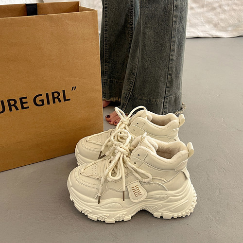 欧货老爹鞋女秋冬季显脚小运动鞋