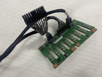 IBM X3650 X3500 M5服务器硬盘背板FRU 00FJ756 00KH485带线1-8盘