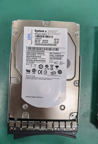 IBM 49Y6102 49Y6103  600G 15K SAS 3.5 X3650 M4 M5硬盘 原装