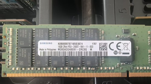 三星16GB 2Rx4 PC4-2400T M393A2G40EB1  DDR4代服务器内存