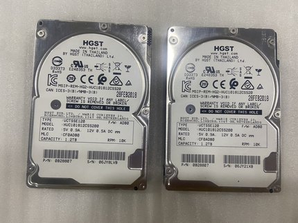HGST/日立 1.2T 2.5寸 10K 12G SAS HUC101812CSS200 硬盘0B28807