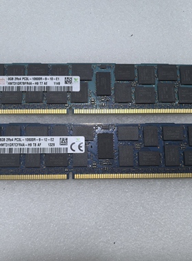 SK hynix 8GB 2R*4 PC3L 10600R内存 HMT31GRCFR4A-H9 3代DDR1333
