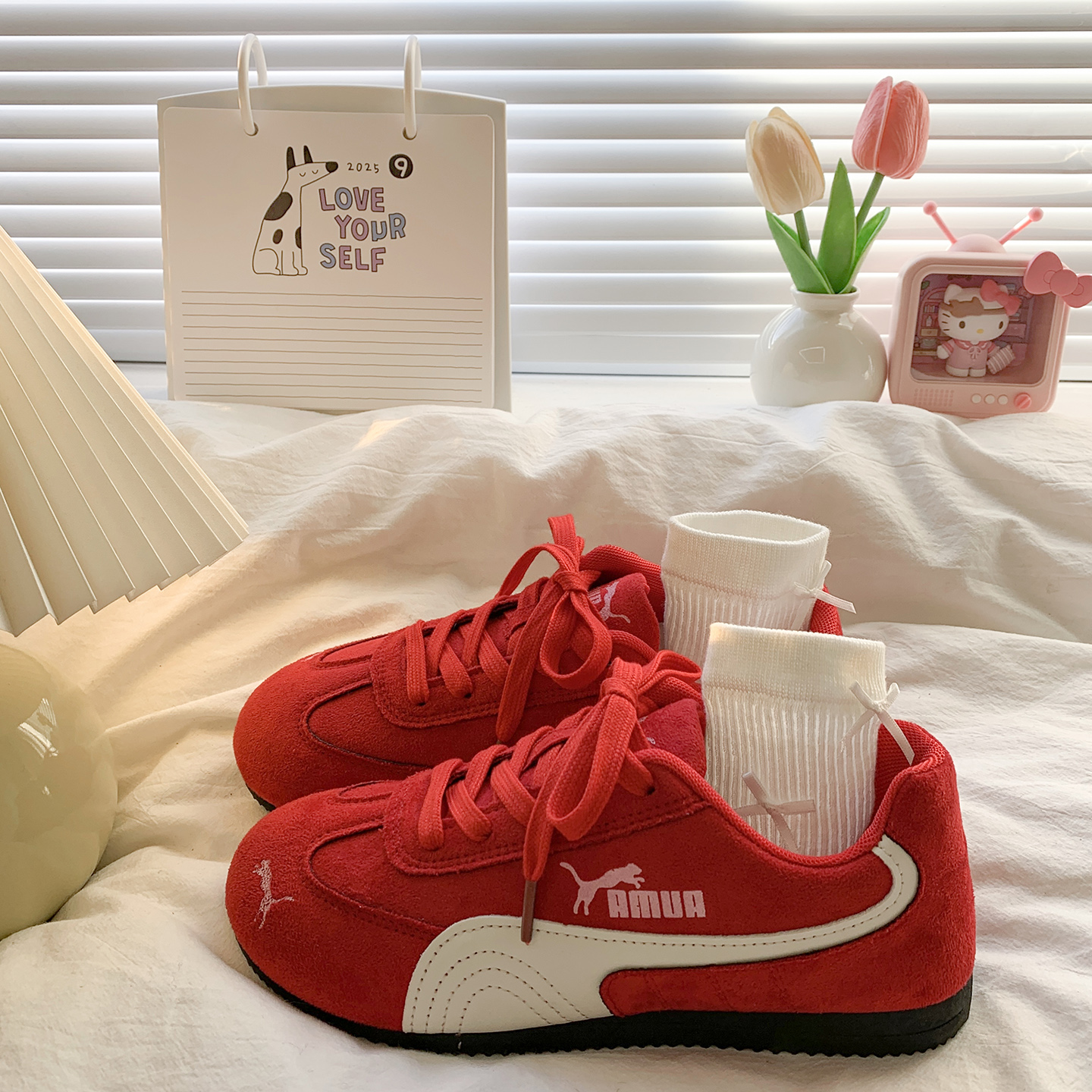 复古德训鞋女2025新款百搭休闲运动板鞋ins潮小众设计感阿甘鞋子