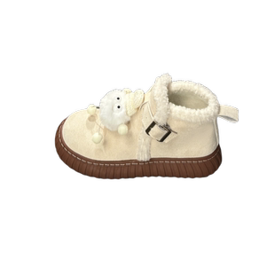 雪地靴女冬季2025新款加绒加厚保暖大棉鞋女款雪地棉卡通防滑鞋子