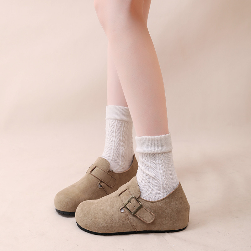 内增高全包勃肯鞋女2026新款春夏季一脚蹬女鞋丑萌豆豆鞋博肯单鞋,女鞋,勃肯鞋/软木鞋,淘宝优惠券,粉丝福利购,淘宝优惠卷