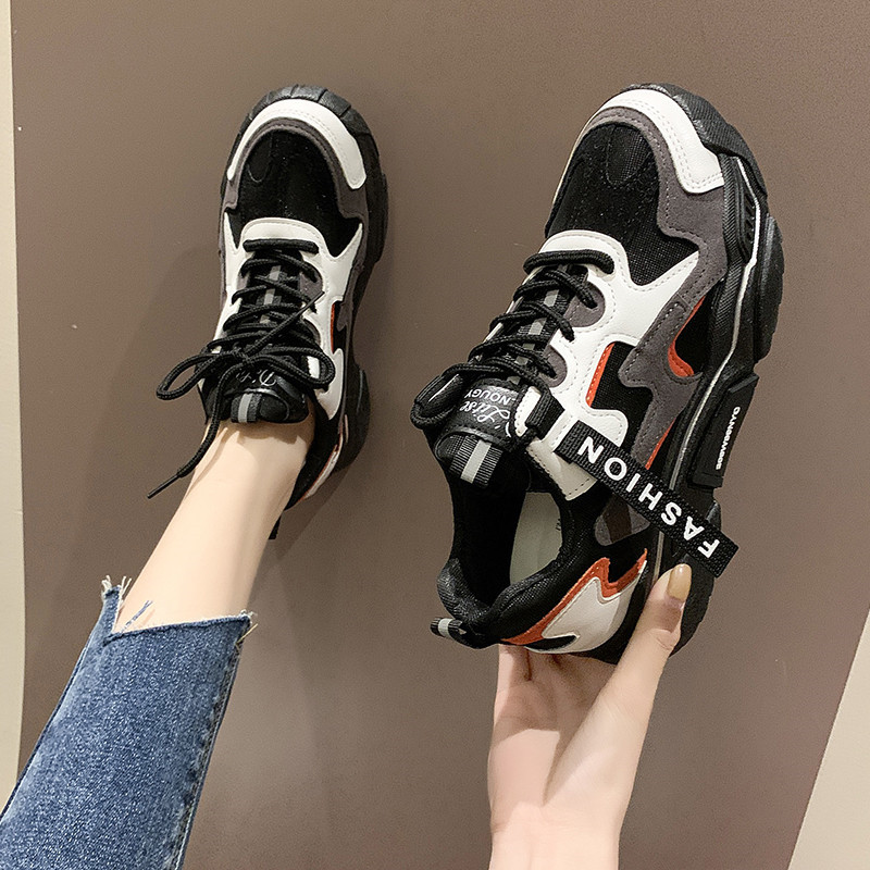 老爹鞋女ins潮2020秋冬2021保暖棉鞋女鞋百搭厚底增高显瘦运动鞋