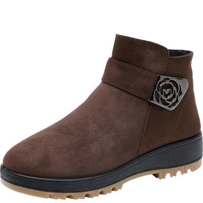 伊里家人雪地靴冬季短靴