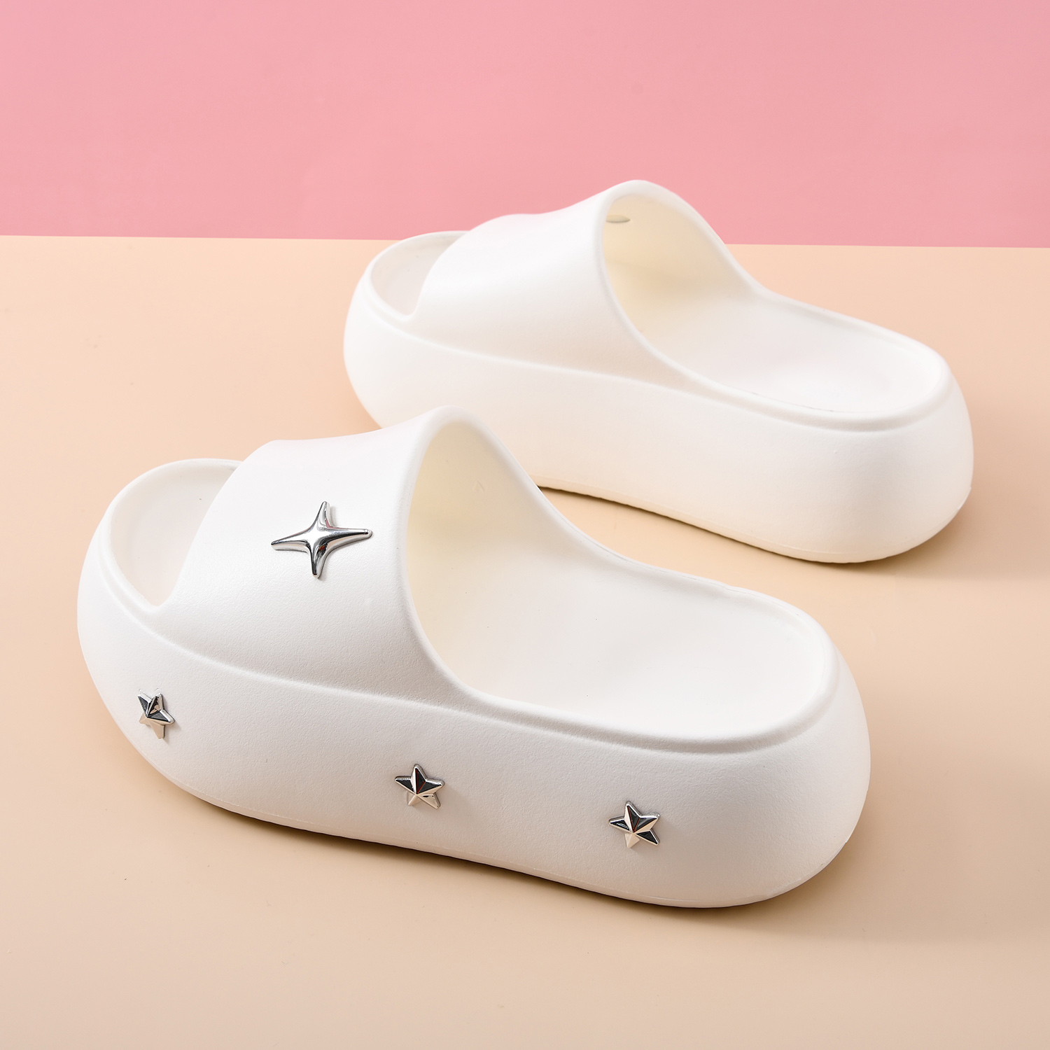 时尚网红爆款厚底拖鞋女