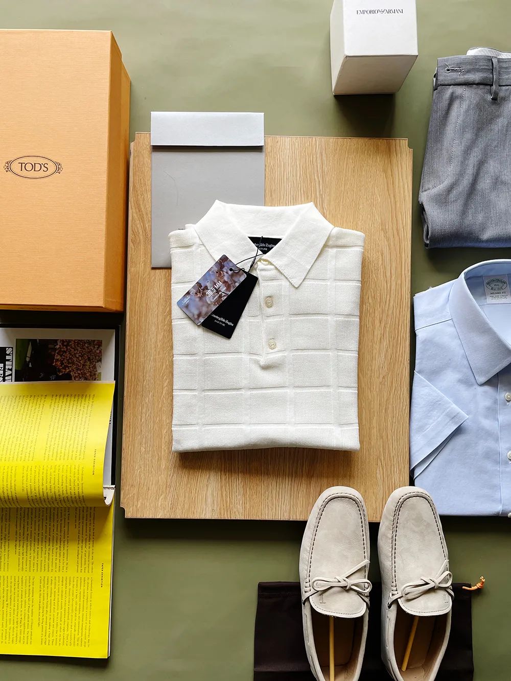 纱线针织男士夏季短袖POLO衫