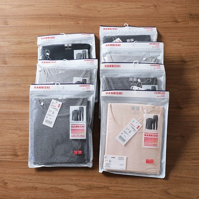 日单尾货超薄自发热保暖套装