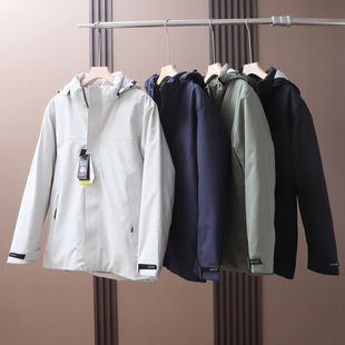 90鸭绒户外羽绒服 连帽防风秋冬保暖抗寒 登山通勤加厚百搭羽绒服