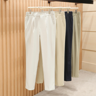 经2026年春夏新款 轻奢 经典 小直筒薄款 柜7600 休闲长裤 意式